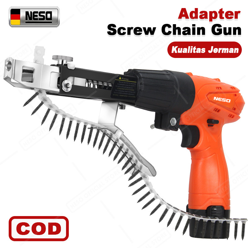 Jual NESO Adapter Screw Chain Gun Pistol paku Aksesori rantai Sekrup ...