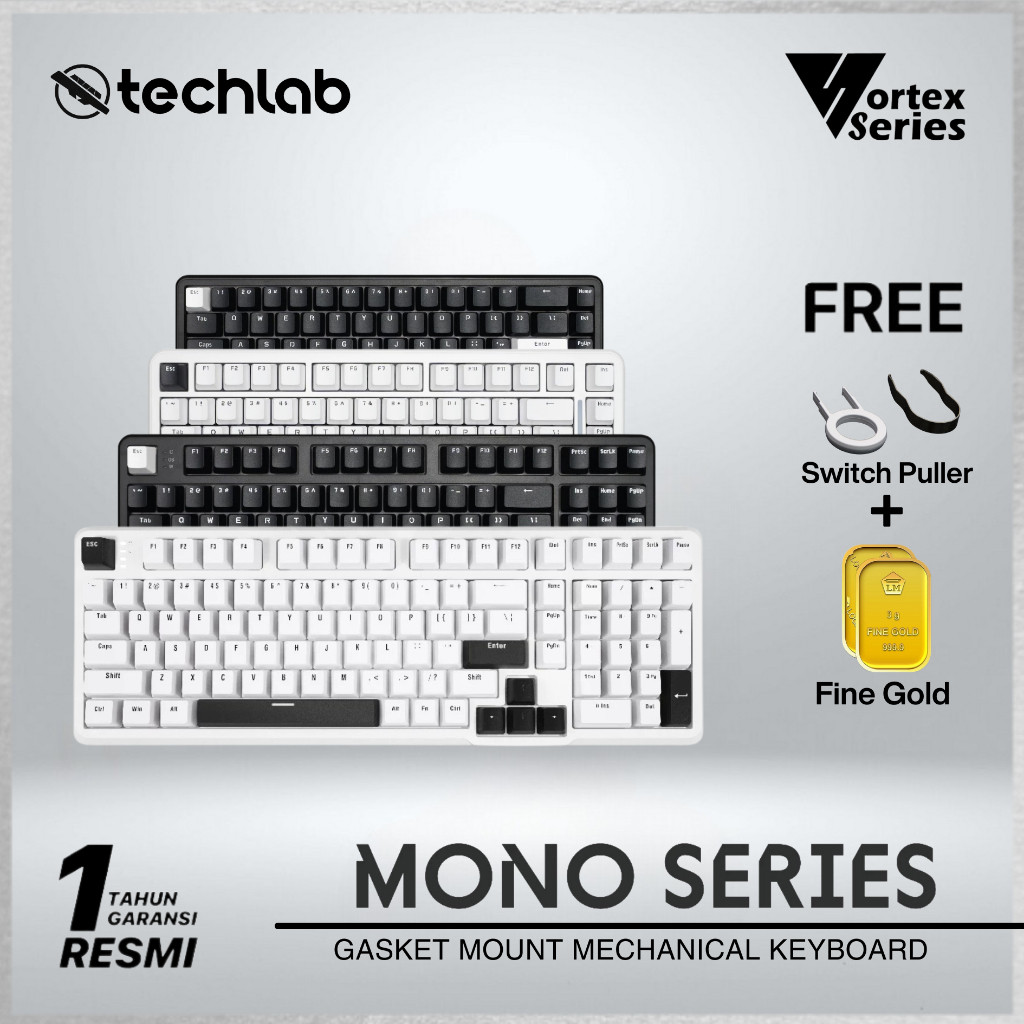 Jual Vortexseries MONO SERIES Gasket Mount Mechanical Keyboard 65 75 87 ...