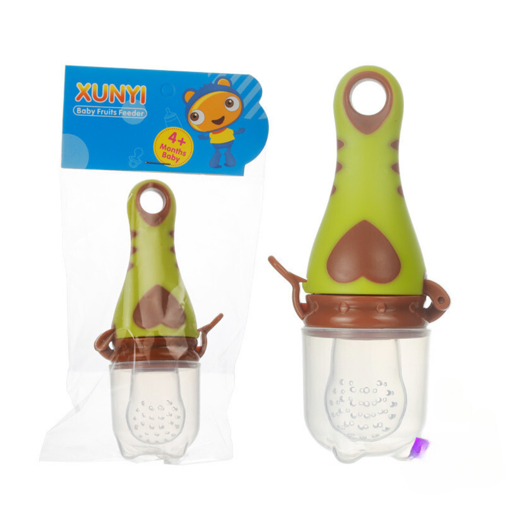 Jual Pulp Fruit Feeder Dot Buah Bayi Panjang Sillicone 6m+