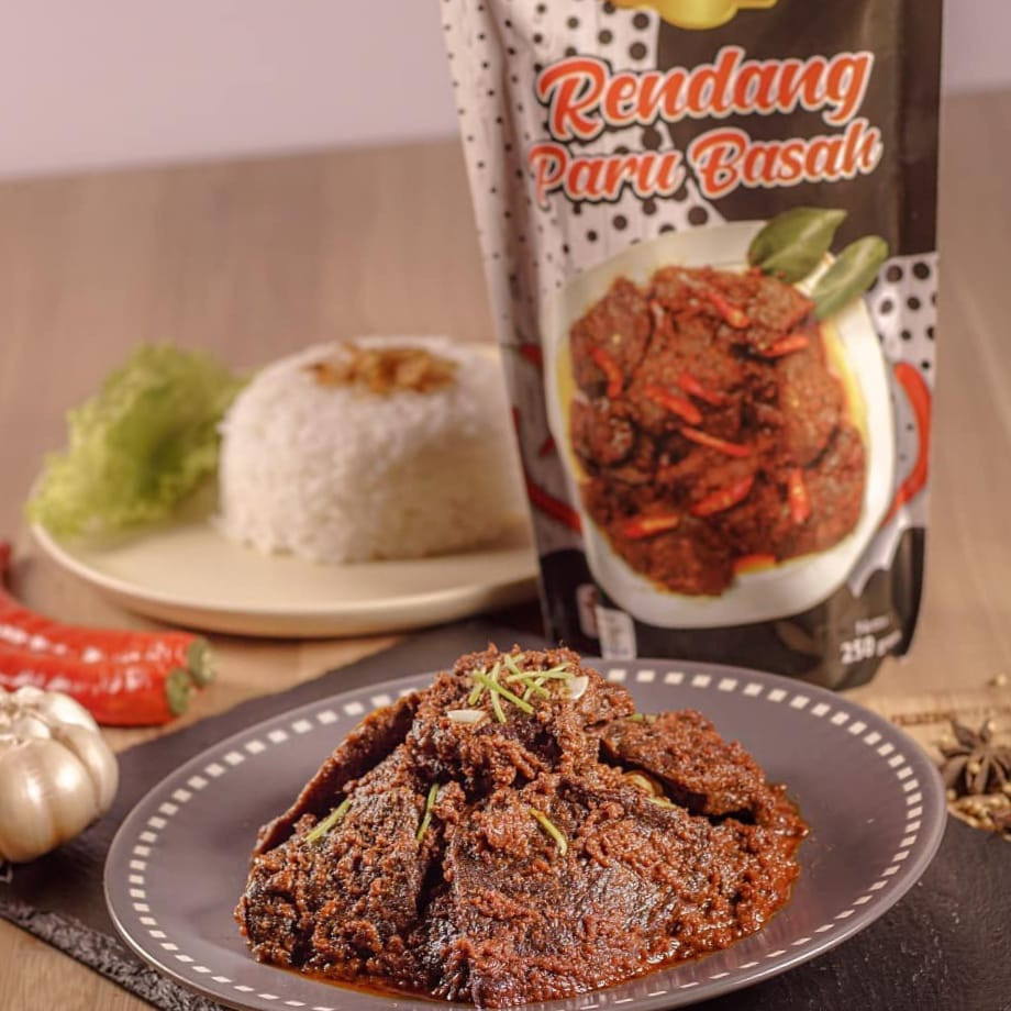 Jual Kuliner Minang Rendang Paru Basah Erika Oleh Oleh Cemilan Makanan ...