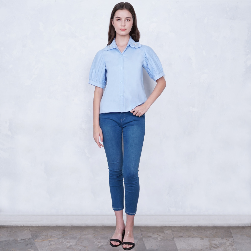 Denim His Coletta Straight Jual Blouse Wanita Katun Milana Coletta
