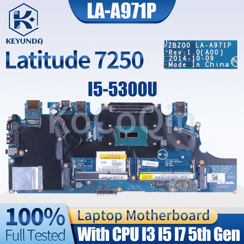Jual LA-A971P LA-A972P For Dell Latitude E7250 7250 Notebook Mainboard ...