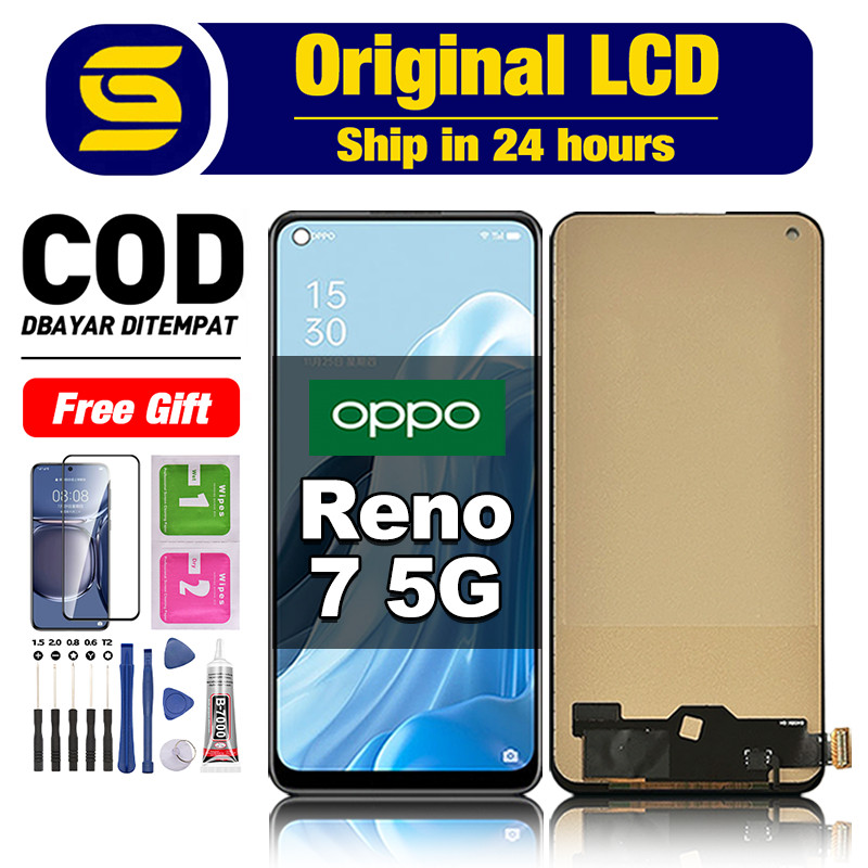 Jual LCD FOR OPPO Reno 7 5G Original 100% Fullset hp Touchscreen ori ...