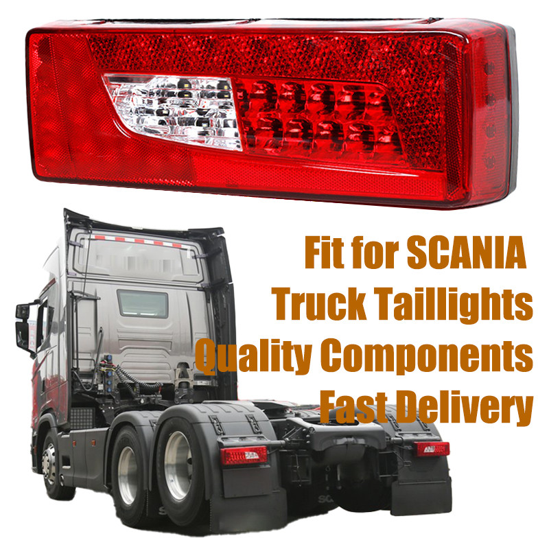 Jual 1 LED Style Tail Light Assembly Fit for SCANIA G P R S L Series ...