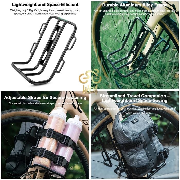 Jual ROCKBROS H101 Rak Bagasi Sepeda Bicycle Front Fork Carrier Side ...