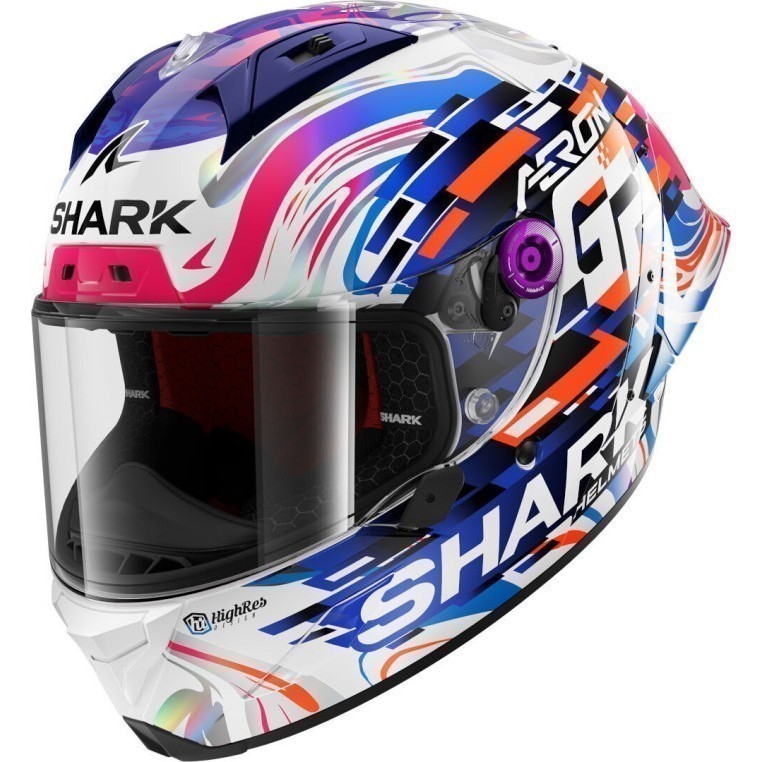 Helm Motor Full Face Shark Aeron GP Zarco Original