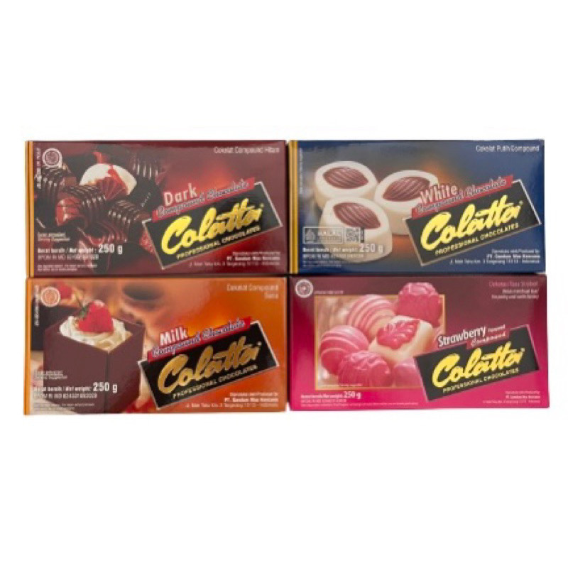 Jual GRATIS ONGKIR - COLATTA COMPOUND CHOCOLATE / COLATTA COKLAT BATANG ...