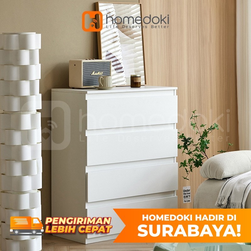 Jual Homedoki Lemari Laci Meja Kamar Laci Susun Meja Kamar Lemari Baju Bayi Drawer