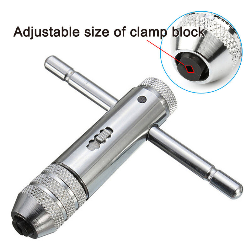 Jual HAND TAP T STANG GAGANG RATCHET ADJUSTABLE TAP WRENCH M3 -M12 ...
