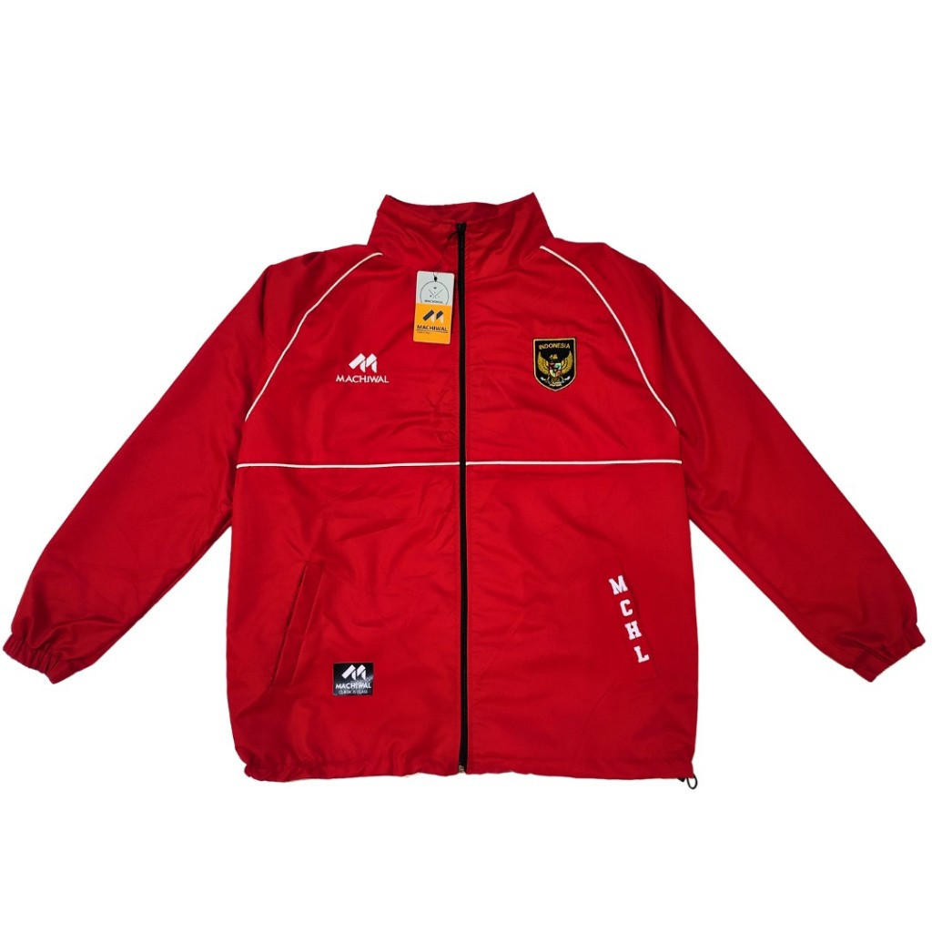 Jual Jaket Parasut Tracktop Vintage Timnas Garuda Indonesia Pria Wanita Original Machiwal Tangan Panjang Shopee Indonesia