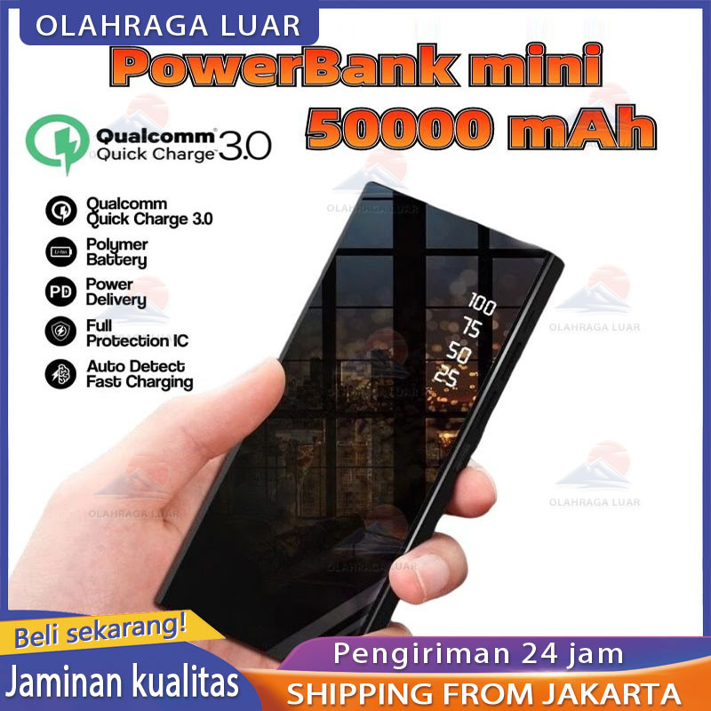 Jual PowerBank 50000mAh Dual USB Portable Fast Charging Digital Full