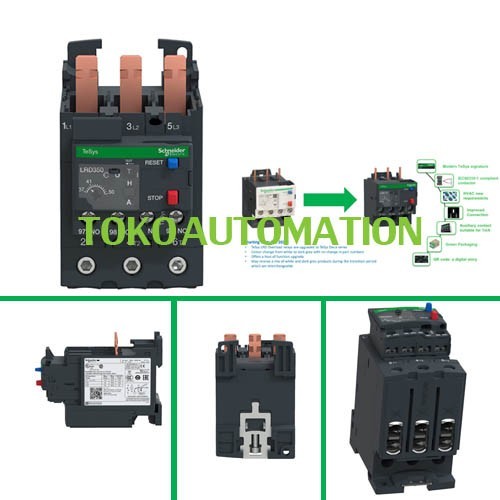 Jual SJP LRD350C LRD350 C 37A Ke 50A thermal overload relay SC76 ...