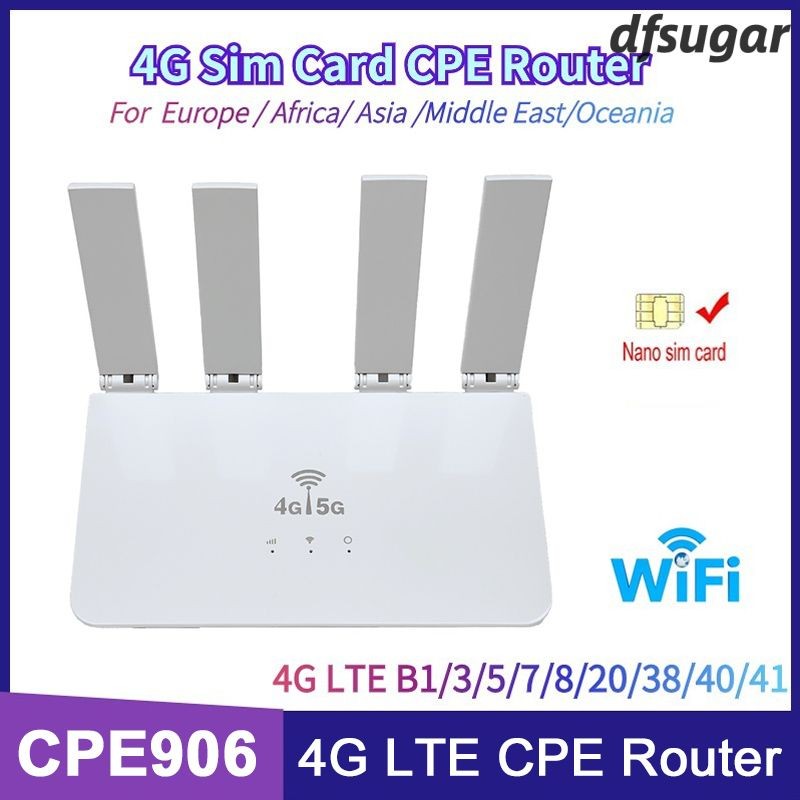 Jual 4G Router High-speed Four-antenna Router Smart Wireless Router -df ...