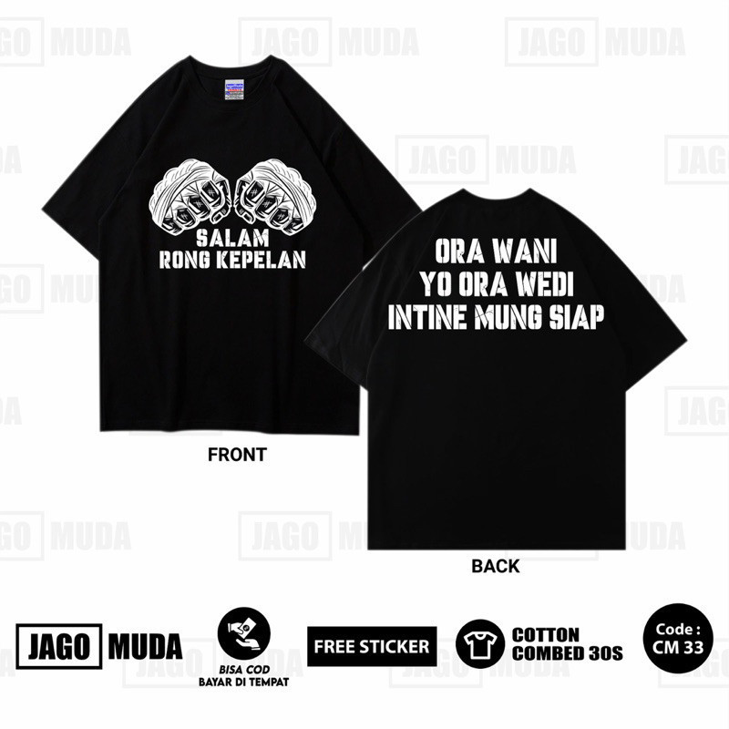 Jual KAOS SALAM RONG KEPELAN UMUM KAOS NETRAL FIGHTER KEREN | Shopee ...