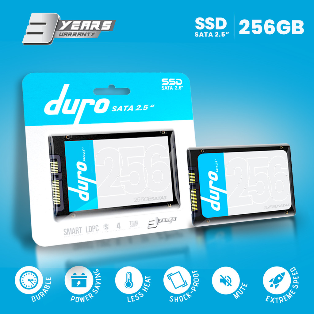 Jual Duro SSD LAPTOP SATA3 128GB 256GB 512GB 1TB PC