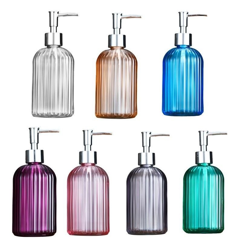 Jual Botol Sabun Kaca Mewah Aestetik Dispenser Sabun Shampo Kamar Mandi ...