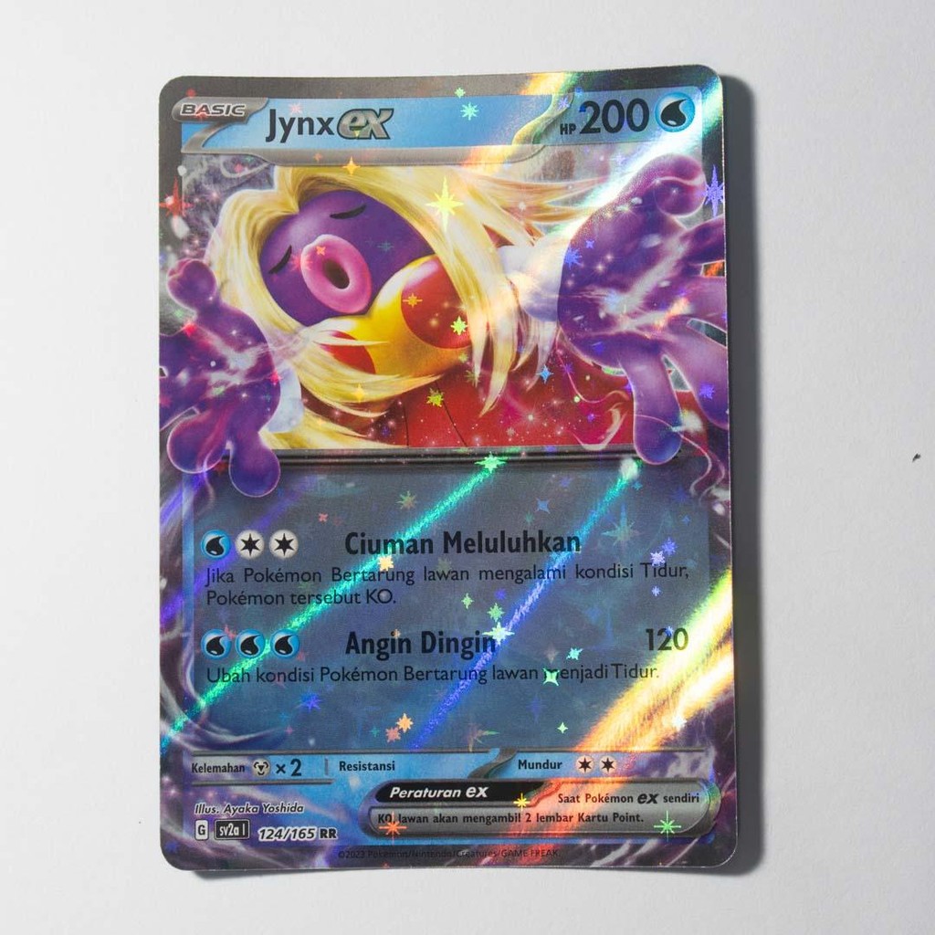 Jual Jynx EX RR 124/165 SV2a Pokemon 151 Kartu Pokemon TCG Original  Indonesia | Shopee Indonesia