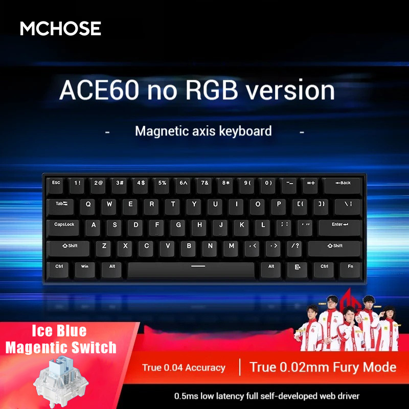 Jual MCHOSE ACE60 Pro ACE68 Pro Mechanical Keyboard Magnetic Switch 8k ...