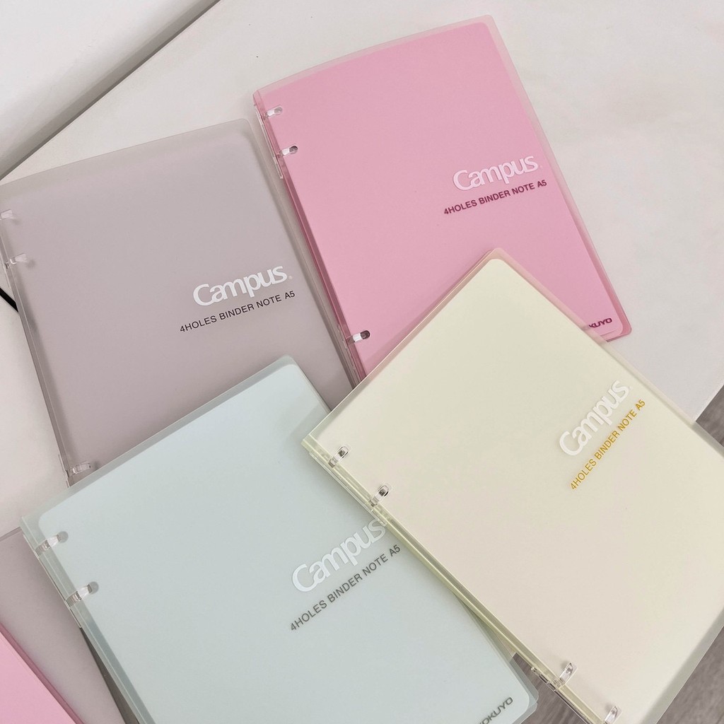 Jual KOKUYO Campus Smartring Loose Leaf Notebook 4 holes Thin Portable ...