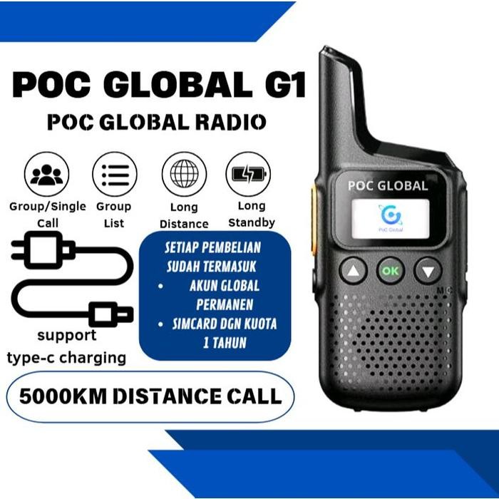 Jual G1 HT PoC Global Mini free kartu data 1 tahun | Shopee Indonesia