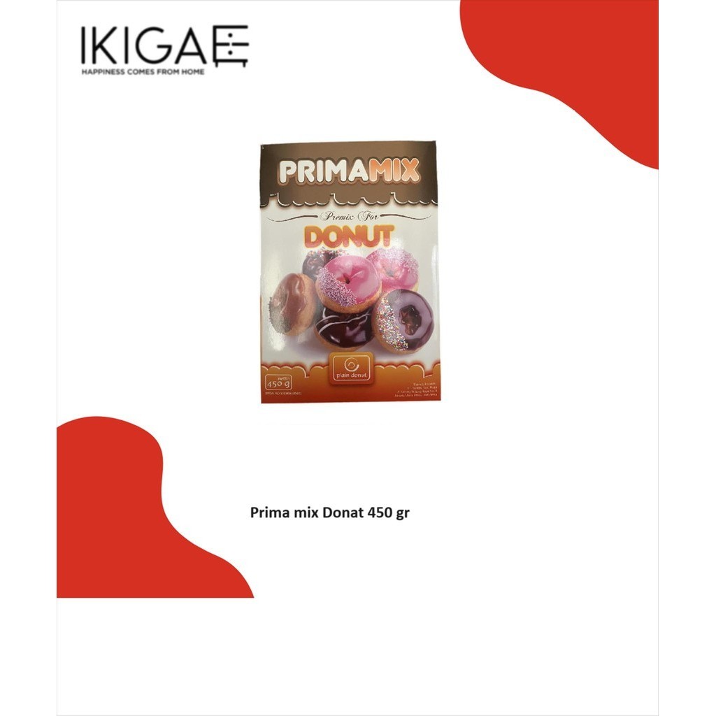 Jual PRIMAMIX / PRIMA MIX DONUT / TEPUNG DONAT / PREMIX DONAT 450 GR ...