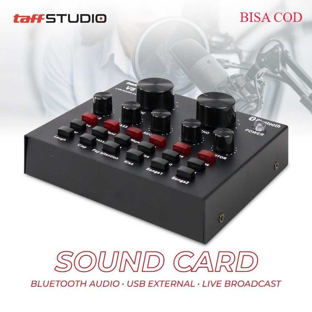 Jual ( BISA BAYAR DI TEMPAT ) TaffSTUDIO Bluetooth Audio USB External ...