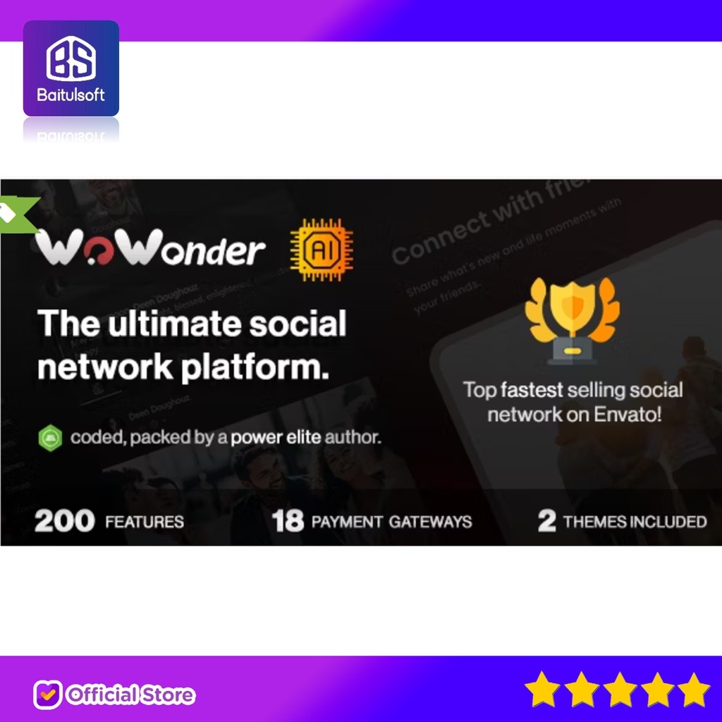 Jual SOURCE CODE APLIKASI WOWONDER - THE ULTIMATE PHP SOCIAL NETWORK ...