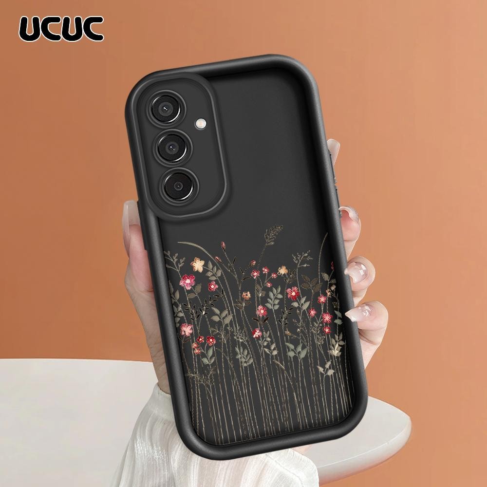 Jual Ucuc Compitable With Samsung M F G Soft Silicone Retro Flower Floral Pattern Untuk