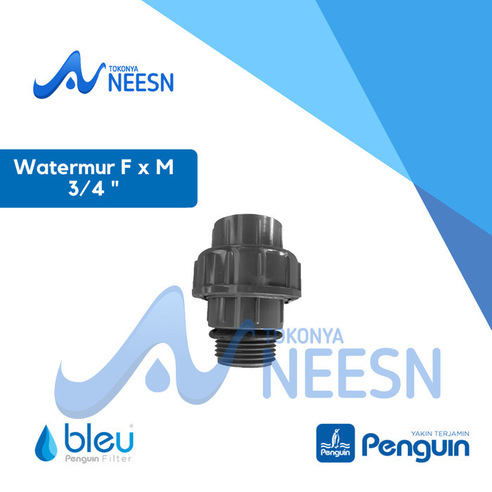 Jual watermur drat luar dan dalam / penguin Union adaptor thread FxM 3/ ...