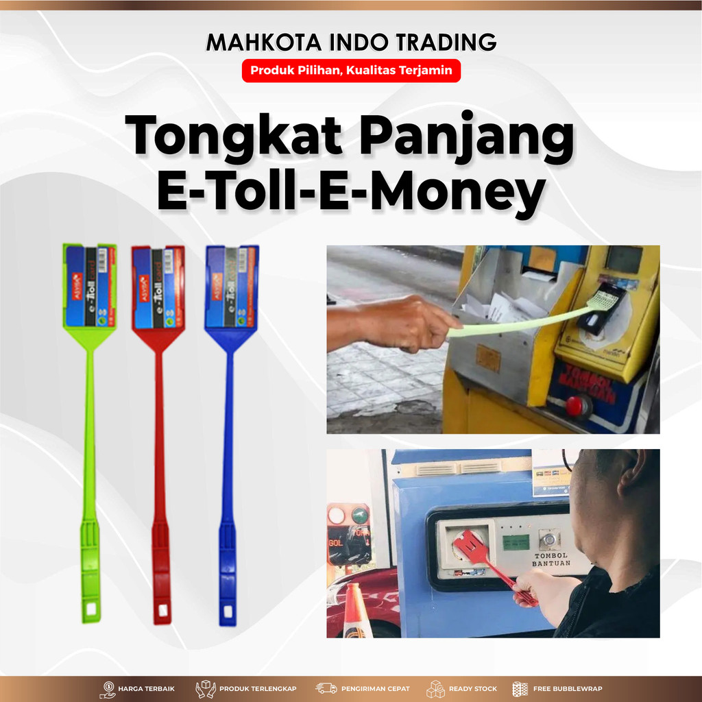 Jual Promo Tongkat Tol / Tongkat E-Toll GTO Emoney Tongtol Kuat HIGH ...