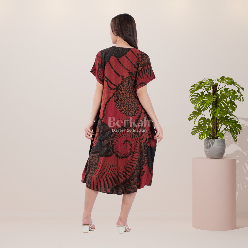 Daster Lowo Batik Rayon Resleting Surya Teja 5