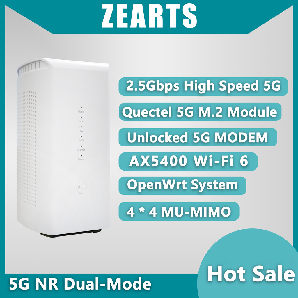 Jual Unlocked 5G MODEM D50 5G Wi-Fi 6 AX5400 RM500Q OPENWRT Home Router ...