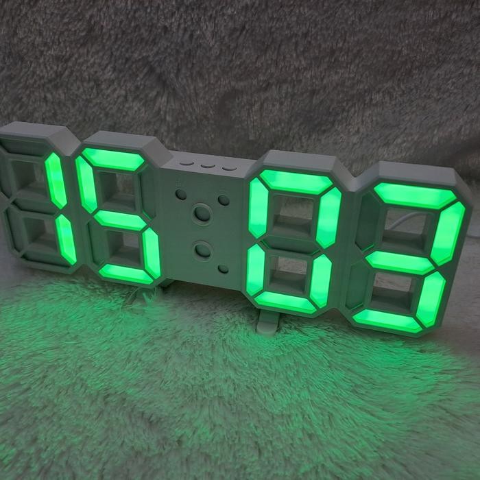 Jual Jam Dinding Digital Led Jam Meja Unik dan Artistik - Biru | Shopee ...
