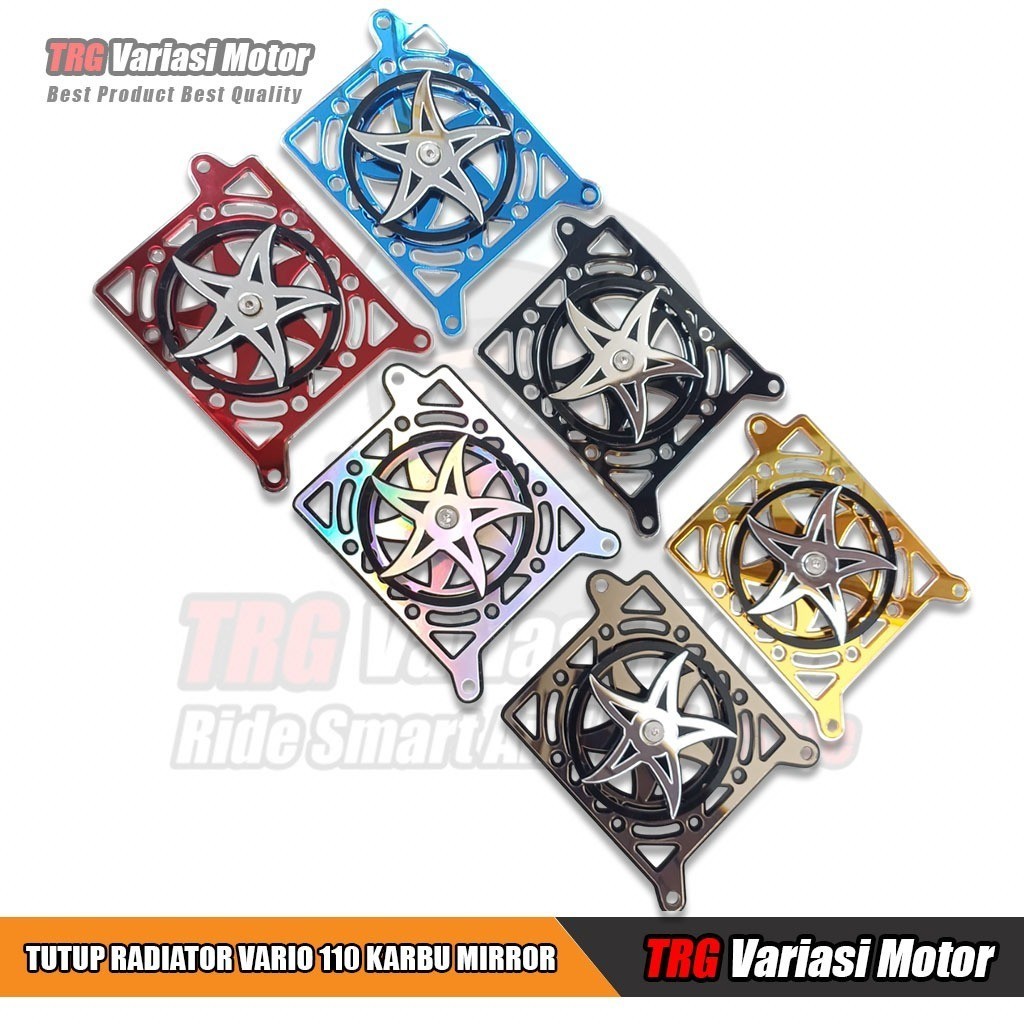 Jual Cover Radiator Vario 110 Karbu Tutup Radiator Vario 110 Karbu ...