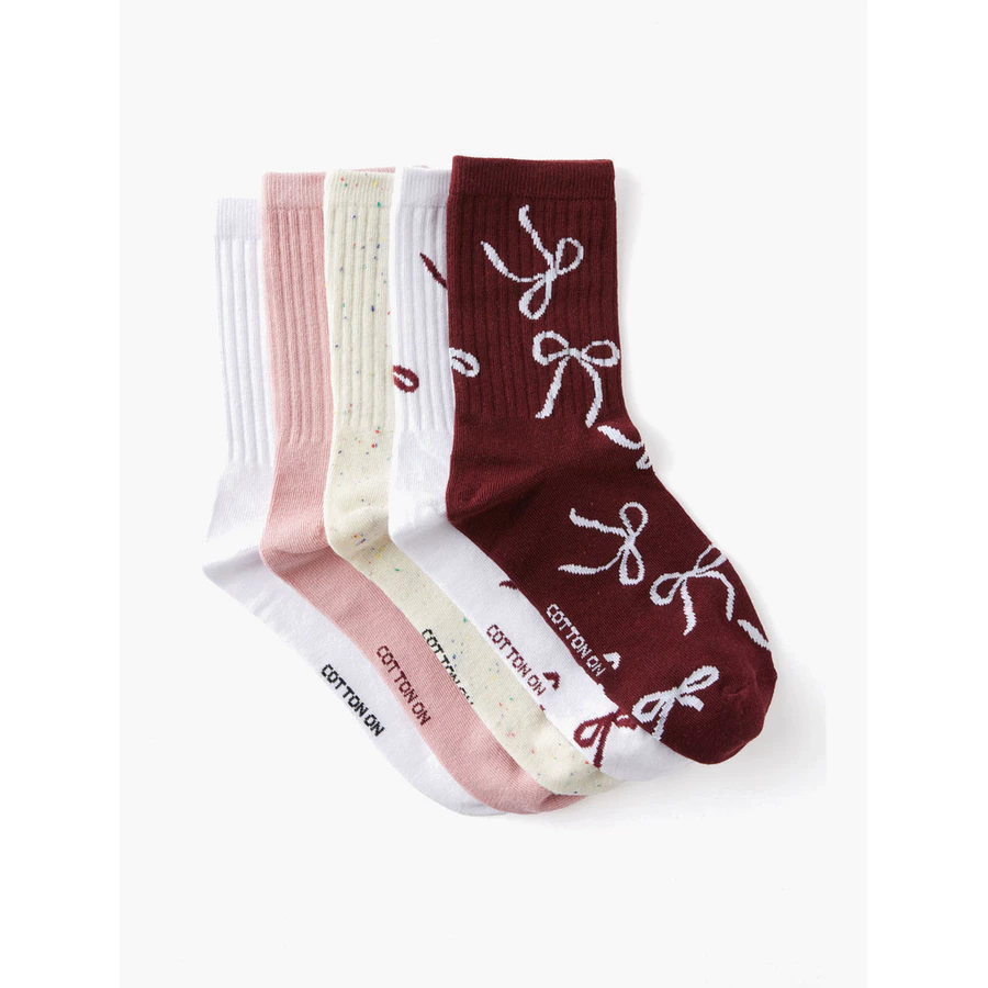 5PK CREW SOCK