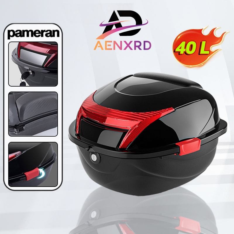 Jual Anchi Ready stock Box Motor 36L Box Motor Belakang Kapasitas Tas ...