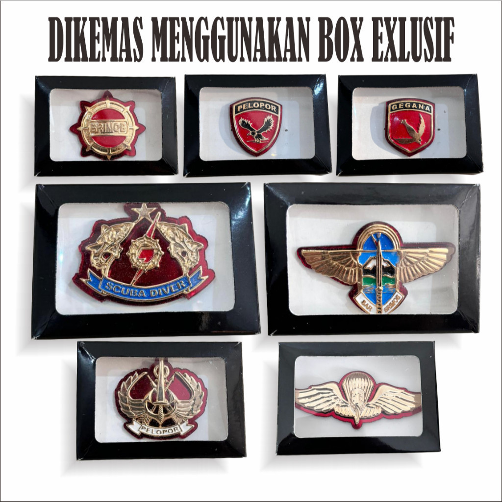 Jual EXCLUSIVE_ATRIBUT PIN BREVET WING SAR BRIMOB, PIN BRIMOB , RODA ...