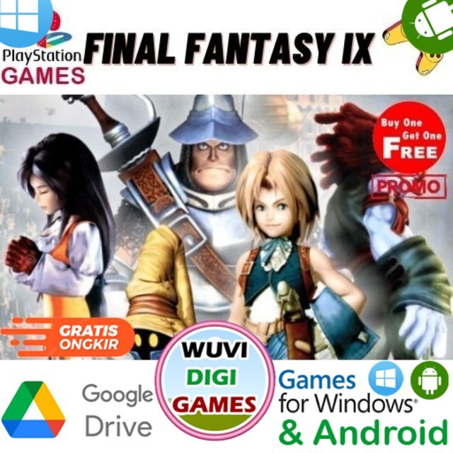 Jual Jual Game PC Final Fantasy IX Emulator PS1 Bisa Main di Android