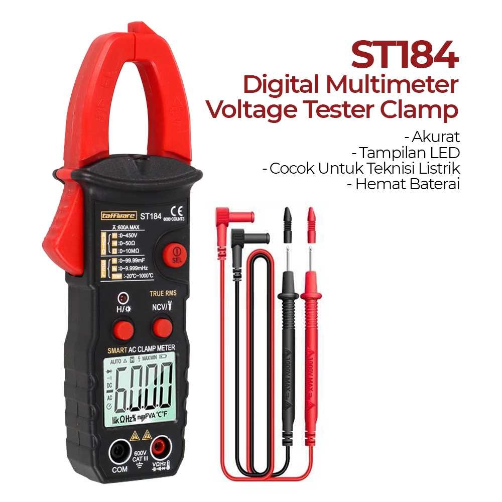 Jual Taffware ANENG Digital Multimeter Voltage Tester Clamp - ST184 ...