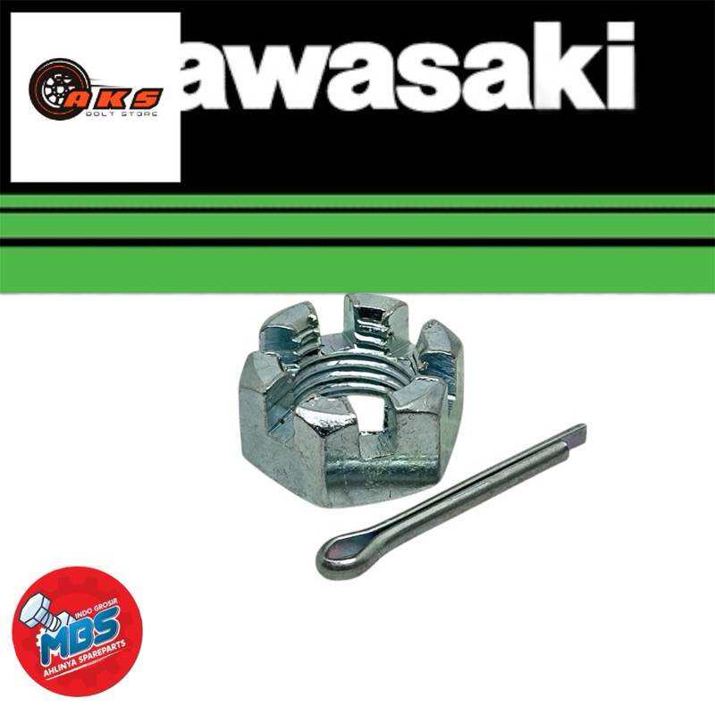 Jual original Mur As Roda set pen Depan atau Belakang Ninja 150 R RR ...