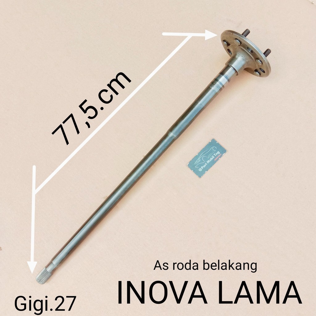 Jual As Roda Belakang Axle Rear Toyota Innova Inova Bensin = Diesel Old ...
