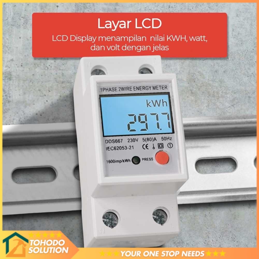 Jual Taffware kWh Pengukur Listrik Power Voltmeter 220V - DDS667 ...