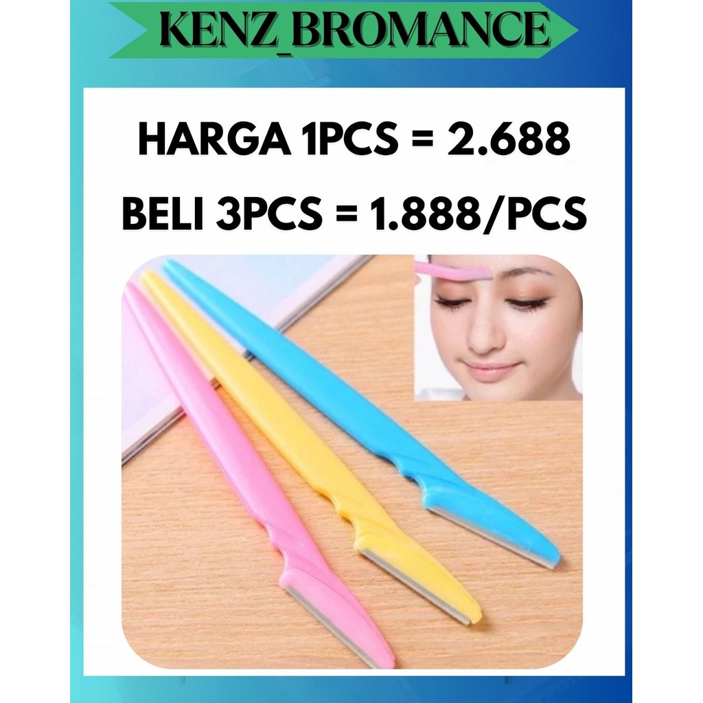 Jual KENZ PISAU CUKUR ALIS MATA / EYEBROW RAZOR BLADE PENCUKUR RAMBUT ...