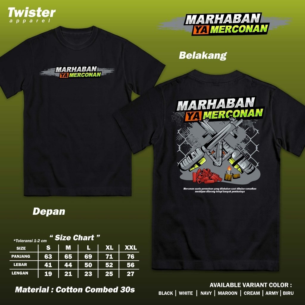 Jual Kaos Ramadhan 2024 Marhaban Ya Merconan - Baju Ramadan Race Puasa ...