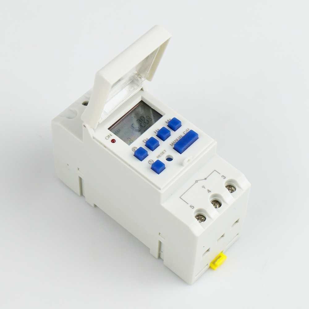 Jual PROGRAMMABLE DIGITAL TIMER SWITCH RELAY 20 PROGRAM 220V/16A ...