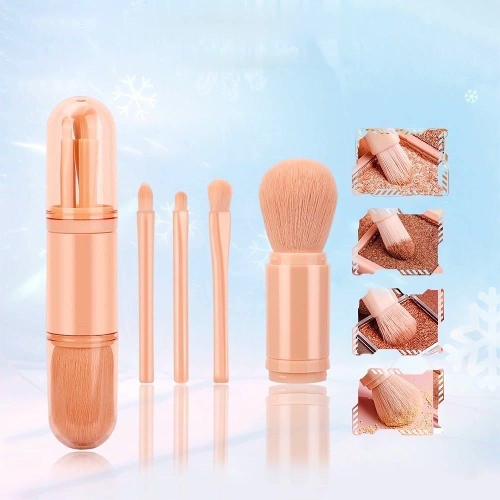 Jual FLY Fashion 4 in1 Make Up Brush Set Portable 4 pcs MakeUp Brush ...
