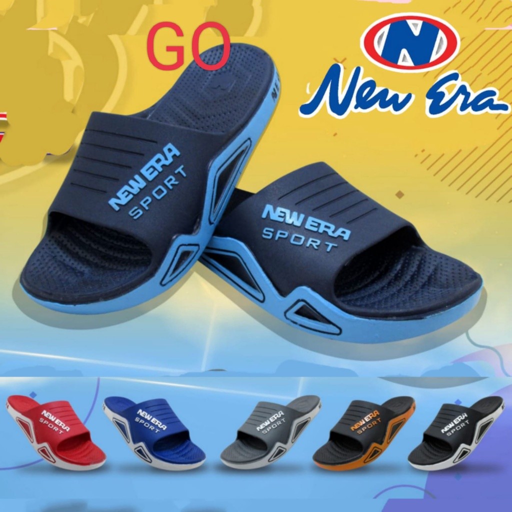 Jual COD!! sogo New Era TG 36049 Slop SPORT 33-38 sandal Japit Karet ...