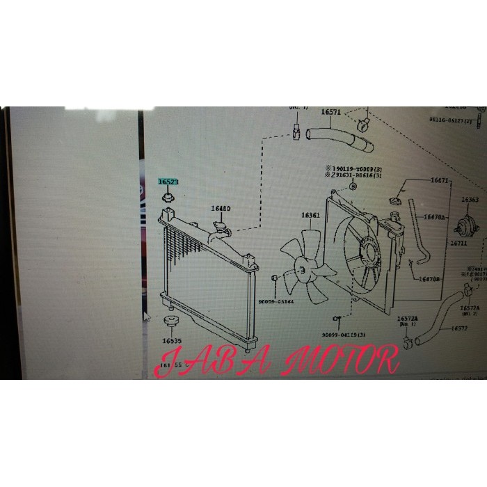 Jual Karet radiator-gromet radiator vios old original murah | Shopee ...