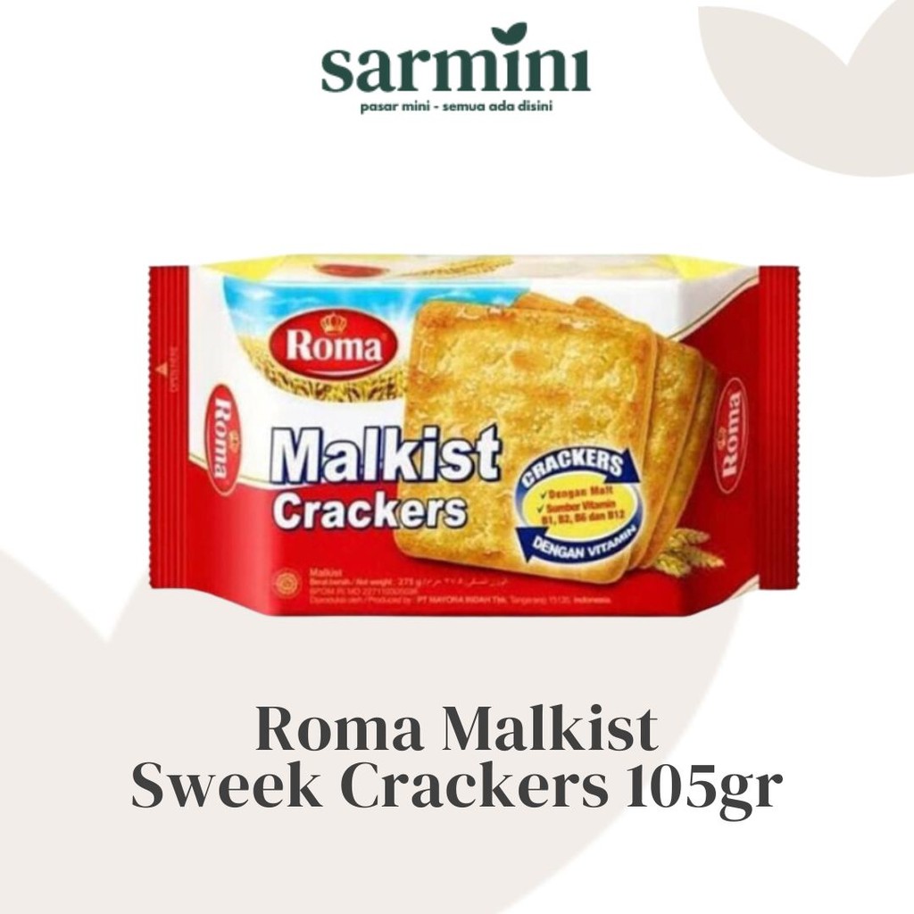 Jual Roma Malkist Sweet Crackers 105gr | Shopee Indonesia
