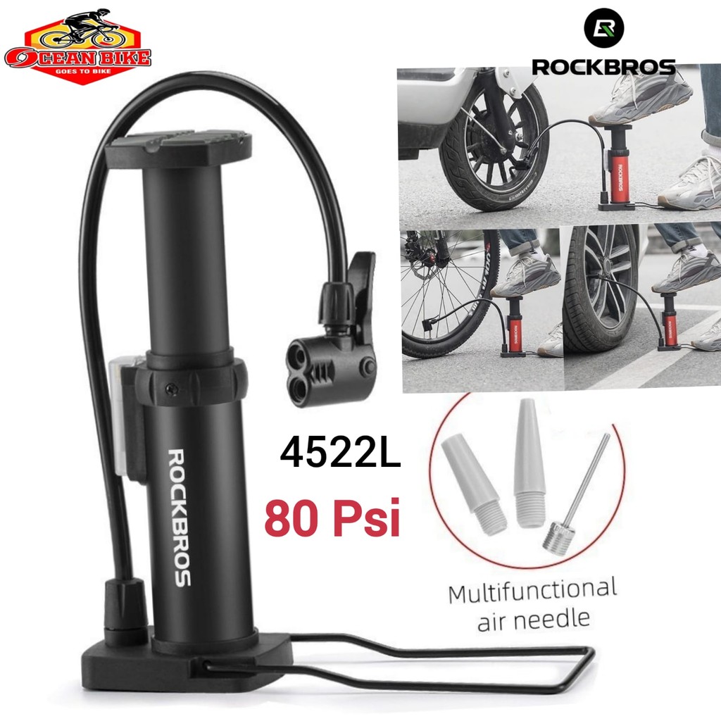 Pompa Per Bicicletta, Pompa Da Pavimento Per Bici Con Manometro, 11Bar/ 160Psi, Pompa Ad Aria Per Bicicletta Con Valvole Presta E Schrader Per Bici Da Corsa, MTB, E-Bike, BBici Da Trekking, Palloni